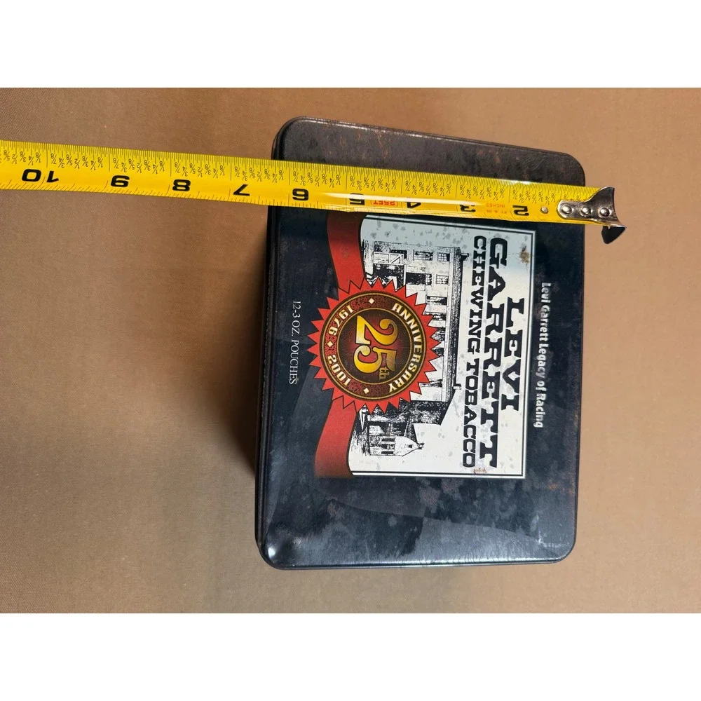 Levi Garrett Chewing Tobacco 25th Anniversary Legacy of Racing Tin Container
